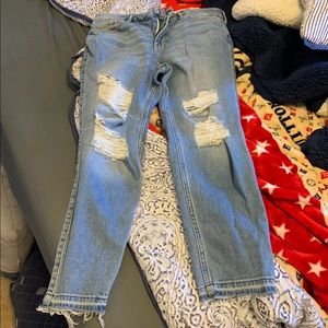 Hollister high rise super skinny jeans